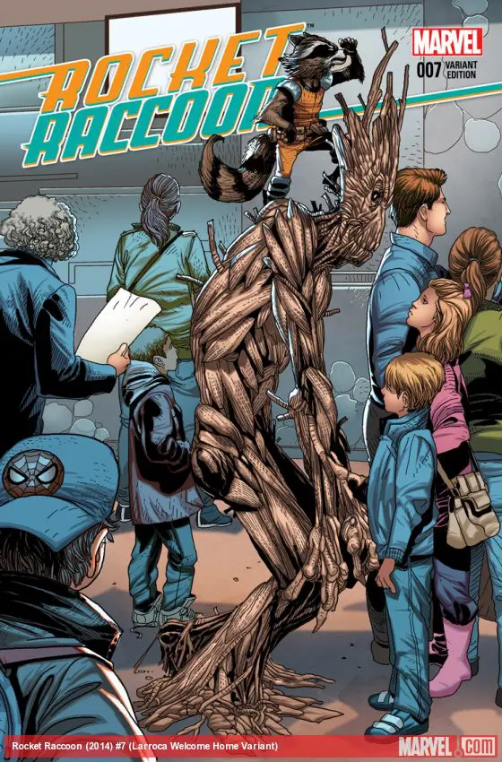Rocket Raccoon (2014) #7 (Larroca Welcome Home Variant)