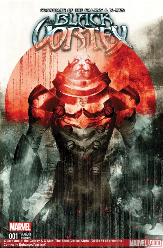 Guardians of the Galaxy & X-Men: The Black Vortex Alpha (2015) #1 (Sorrentino Comically Enhanced Variant)