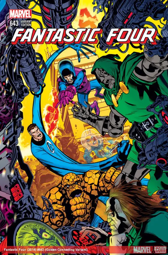 Fantastic Four (2014) #643 (Golden Connecting Variant)