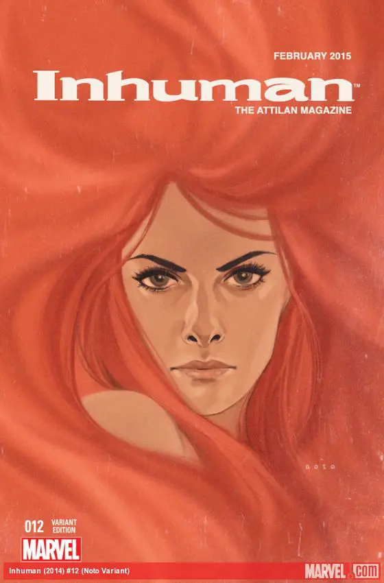 Inhuman (2014) #12 (Noto Variant)