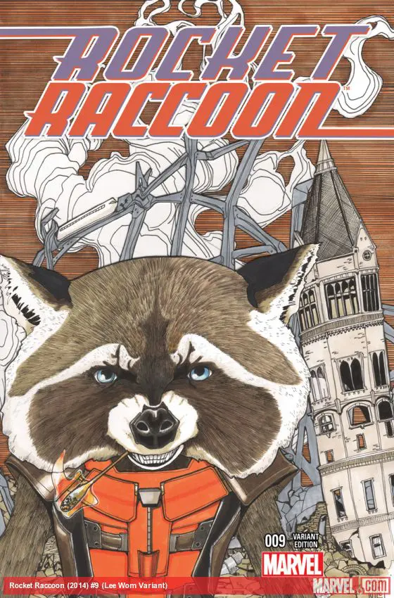 Rocket Raccoon (2014) #9 (Lee Wom Variant)