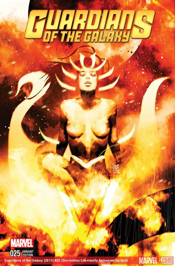 Guardians of the Galaxy (2013) #25 (Sorrentino Cosmically Enhanced Variant)