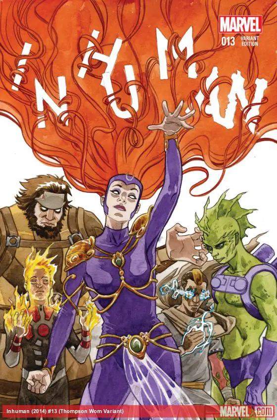 Inhuman (2014) #13 (Thompson Wom Variant)