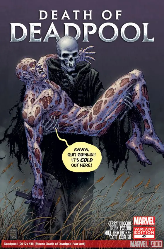 Deadpool (2012) #45 (Moore Death of Deadpool Variant)