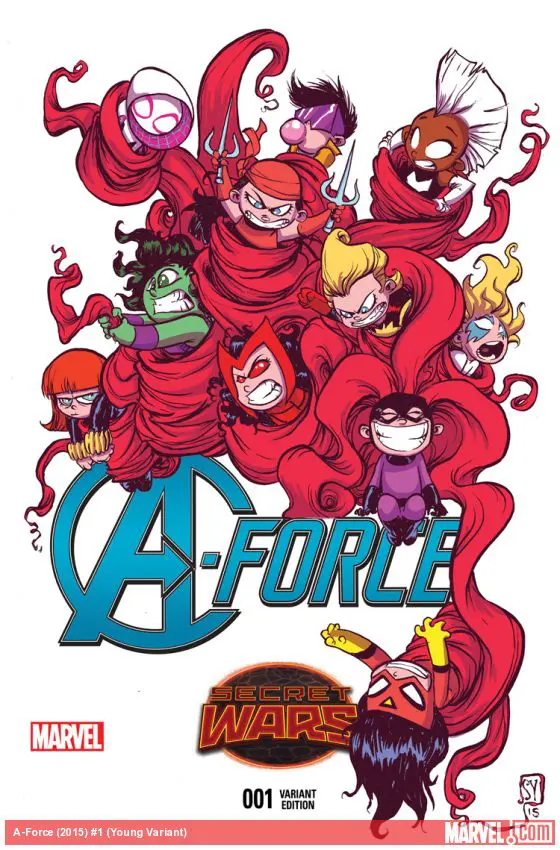 A-Force (2015) #1 (Young Variant)