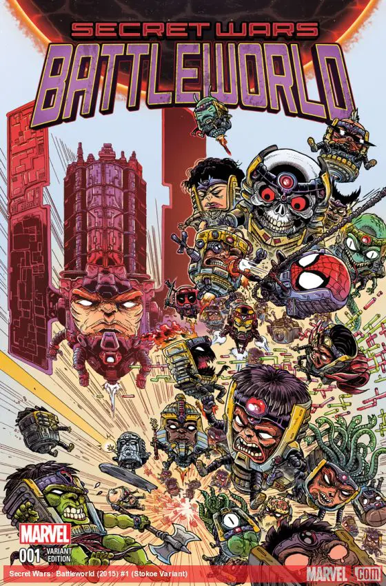Secret Wars: Battleworld (2015) #1 (Stokoe Variant)