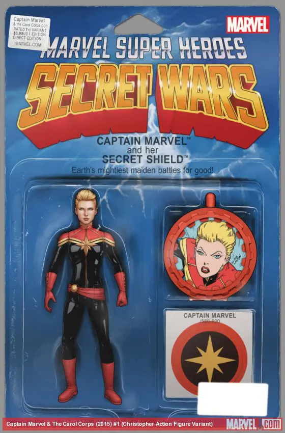 Captain Marvel & The Carol Corps (2015) #1 (Christopher Action Figure Variant)