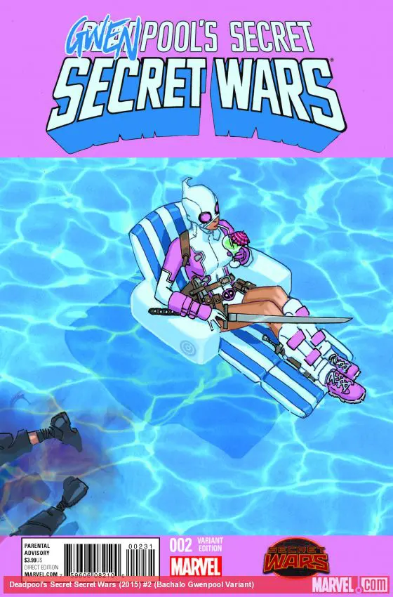 Deadpool's Secret Secret Wars (2015) #2 (Bachalo Gwenpool Variant)
