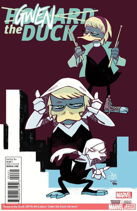 Howard the Duck (2015) #4 (Latour Gwen the Duck Variant)