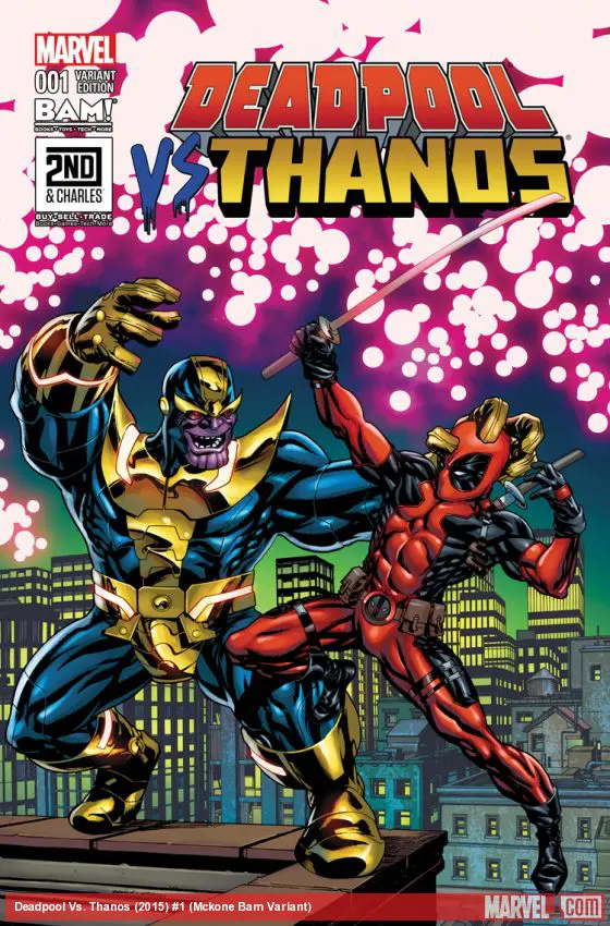Deadpool Vs. Thanos (2015) #1 (Mckone Bam Variant)