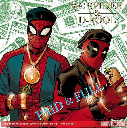 Spider-Man/Deadpool (2016) #1 (Dave Johnson Hip-​Hop Variant)