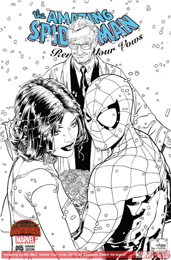 Amazing Spider-Man: Renew Your Vows (2015) #5 (Quesada Sketch Variant a)