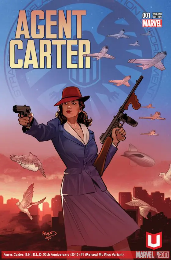 Agent Carter: S.H.I.E.L.D. 50th Anniversary (2015) #1 (Renaud Mu Plus Variant)