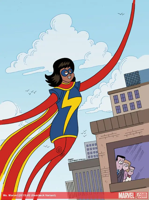 Ms. Marvel (2015) #2 (Hembeck Variant)