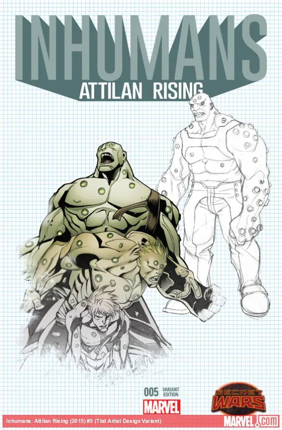 Inhumans: Attilan Rising (2015) #5 (Johnson Design Variant)