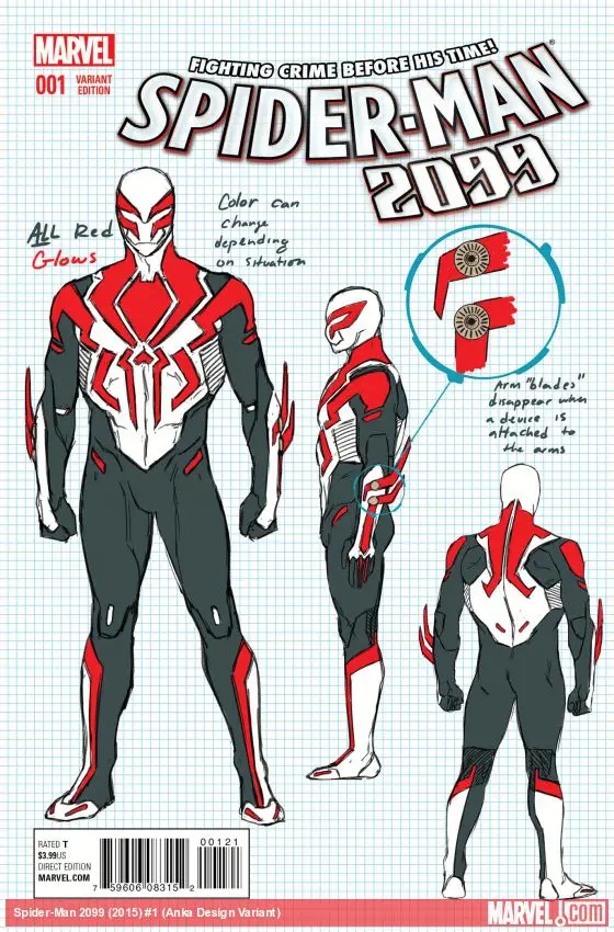 Spider-Man 2099 (2015) #1 (Anka Design Variant)