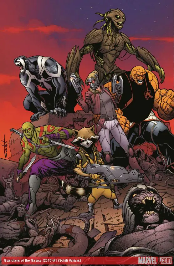 Guardians of the Galaxy (2015) #1 (Schiti Variant)