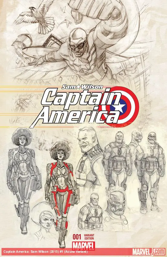 Captain America: Sam Wilson (2015) #1 (Acuna Variant)