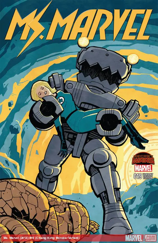 Ms. Marvel (2014) #19 (Chiang Kirby Monster Variant)