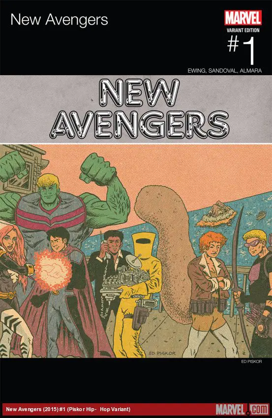 New Avengers (2015) #1 (Piskor Hip-​Hop Variant)