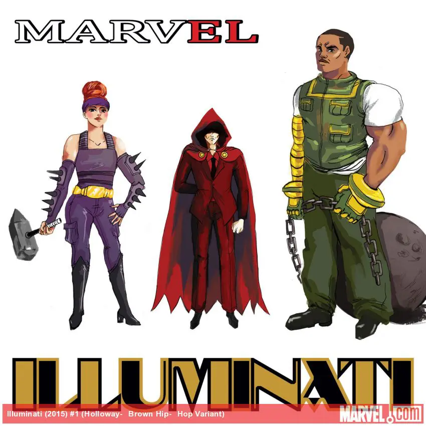 Illuminati (2015) #1 (Holloway-​Brown Hip-​Hop Variant)
