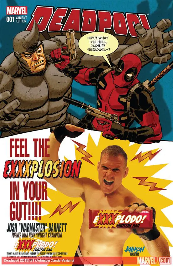 Deadpool (2015) #1 (Johnson Candy Variant)