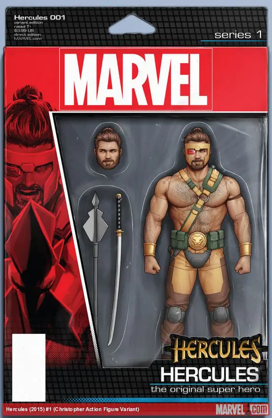 Hercules (2015) #1 (Christopher Action Figure Variant)