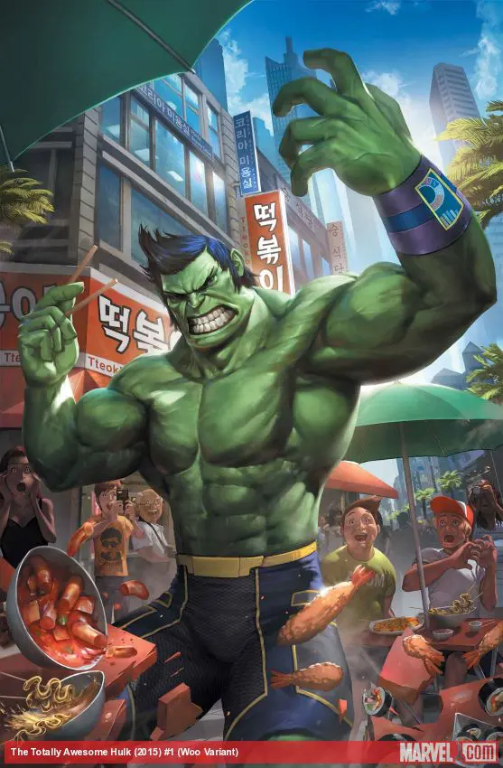 The Totally Awesome Hulk (2015) #1 (Woo Variant)
