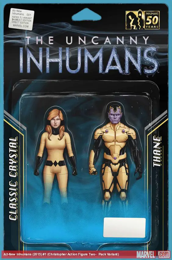All-New Inhumans (2015) #1 (Christopher Action Figure Two-​Pack Variant)