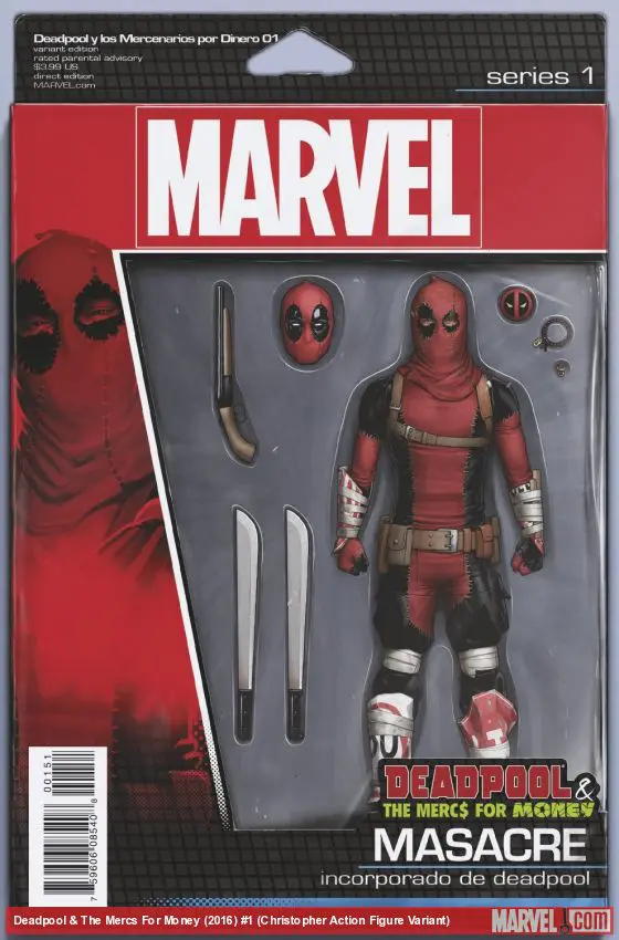 Deadpool & The Mercs For Money (2016) #1 (Christopher Action Figure Variant)