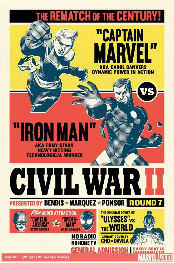 Civil War II (2016) #7 (Michael Cho Variant)