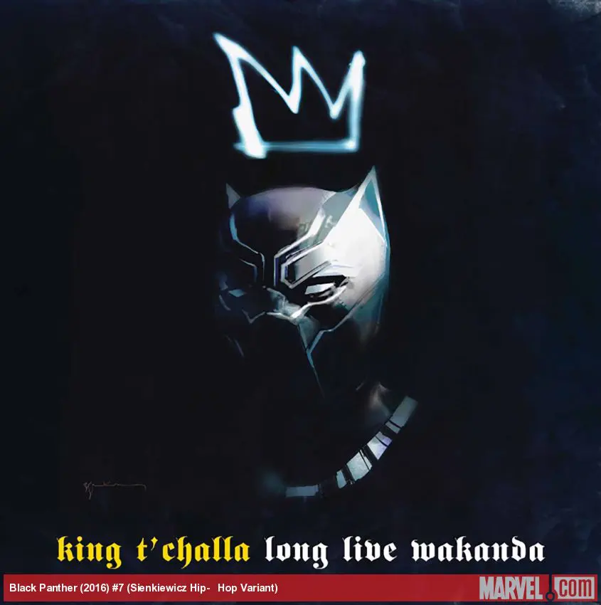 Black Panther (2016) #7 (Sienkiewicz Hip-​Hop Variant)