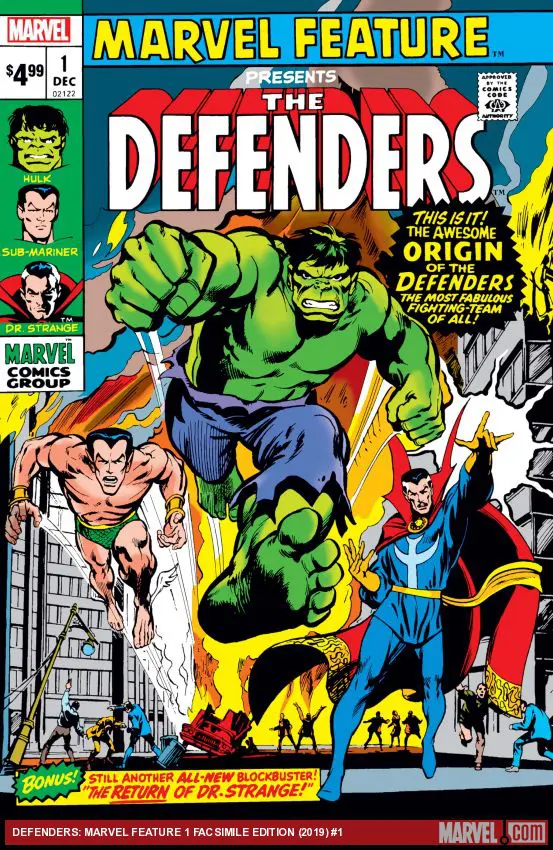 Defenders: Marvel Feature: Facsimile Edition (2019) #1
