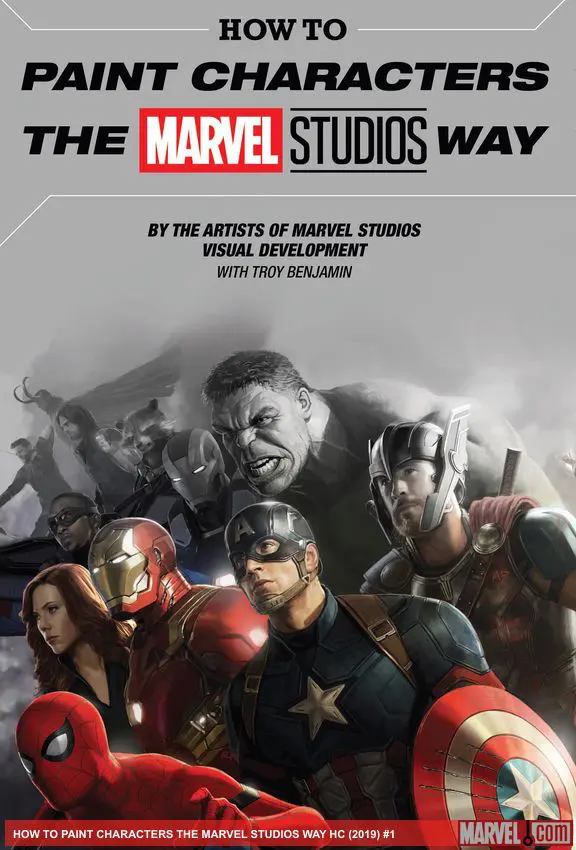 How To Paint Characters The Marvel Studios Way (Hardcover)