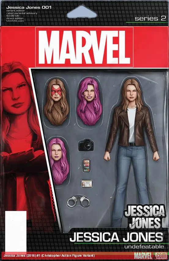 Jessica Jones (2016) #1 (Christopher Action Figure Variant)