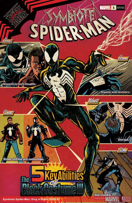 Symbiote Spider-Man: King in Black (2020) #1 (Variant)