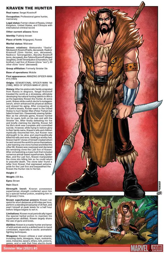 Sinister War (2021) #3 (Variant)