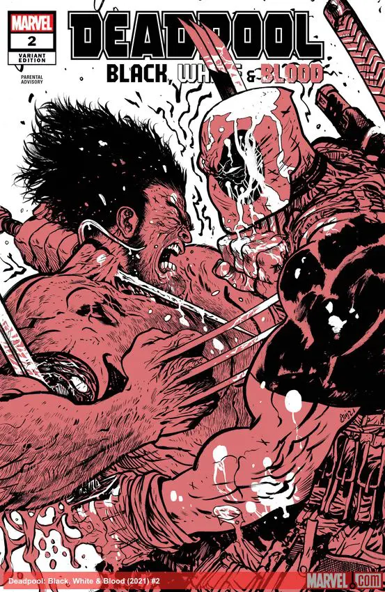 Deadpool: Black, White & Blood (2021) #2 (Variant)