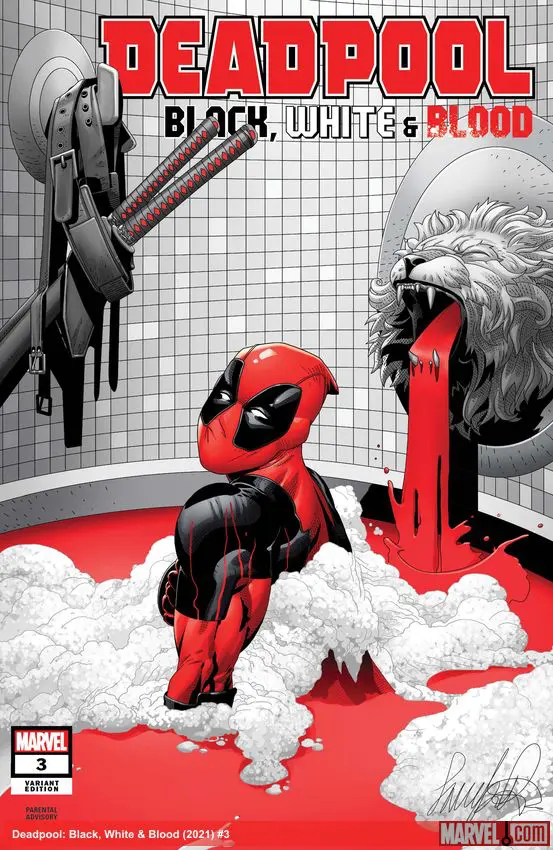 Deadpool: Black, White & Blood (2021) #3 (Variant)