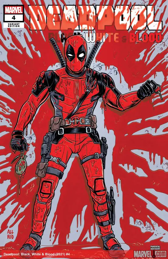 Deadpool: Black, White & Blood (2021) #4 (Variant)