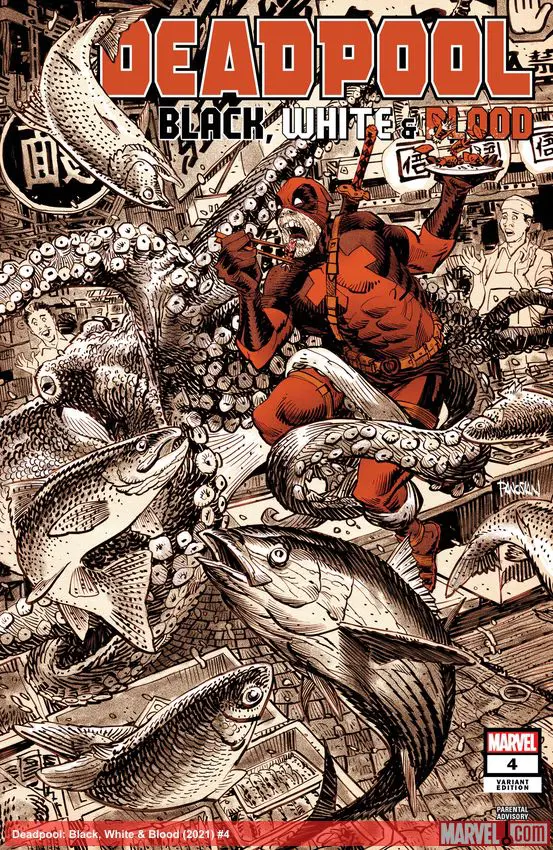 Deadpool: Black, White & Blood (2021) #4 (Variant)