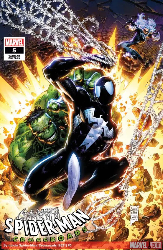 Symbiote Spider-Man: Crossroads (2021) #5 (Variant)
