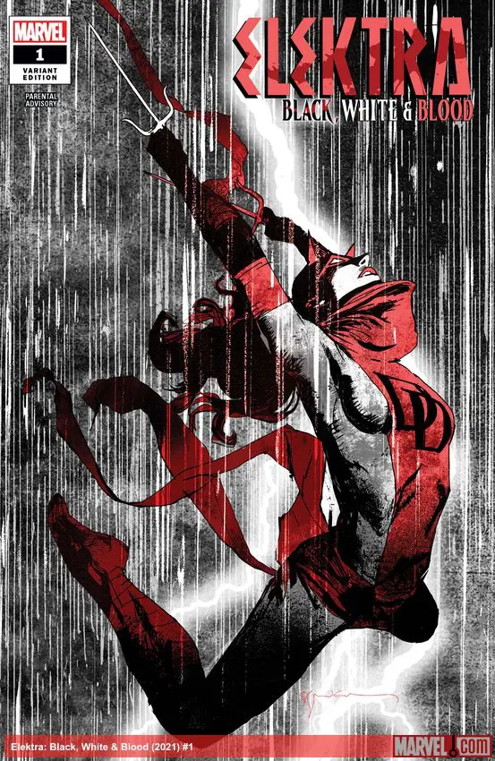 Elektra: Black, White & Blood (2021) #1 (Variant)