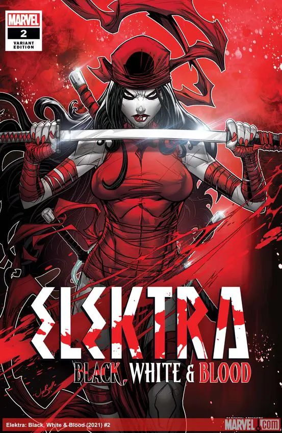 Elektra: Black, White & Blood (2021) #2 (Variant)