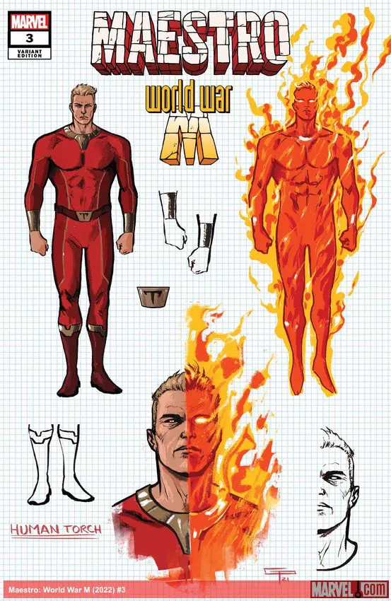 Maestro: World War M (2022) #3 (Variant)