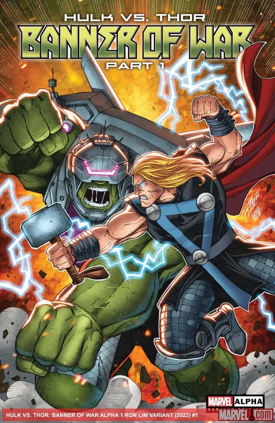 Hulk vs. Thor: Banner Of War Alpha (2022) #1 (Variant)