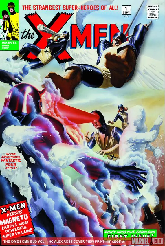 THE X-MEN OMNIBUS VOL. 1 HC ALEX ROSS COVER  NEW PRINTING  (Hardcover)