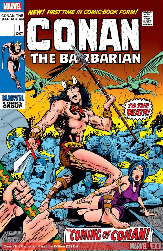 Conan The Barbarian: Facsimile Edition (2021) #1