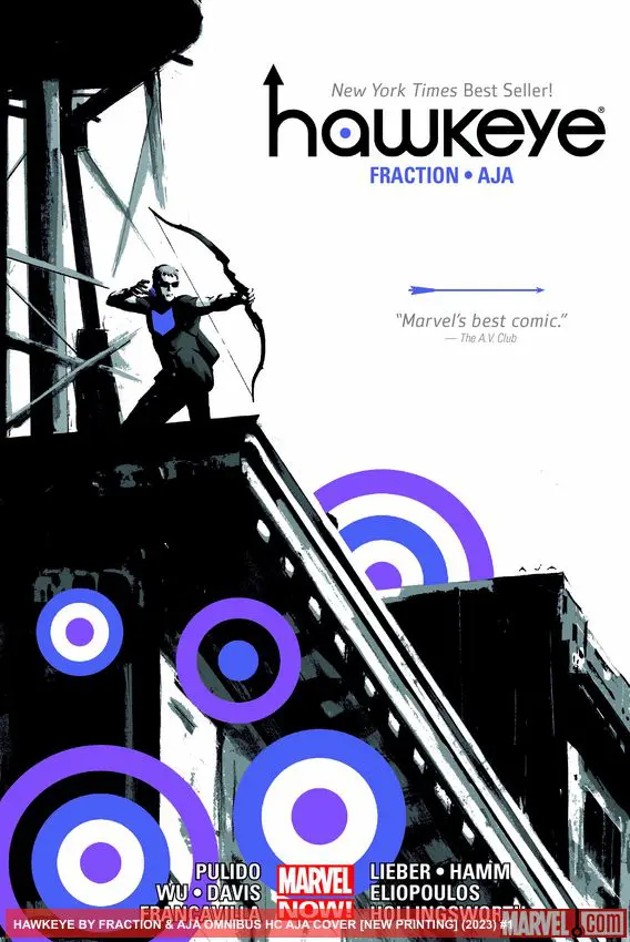 HAWKEYE BY FRACTION & AJA OMNIBUS HC AJA COVER  NEW PRINTING  (Hardcover)
