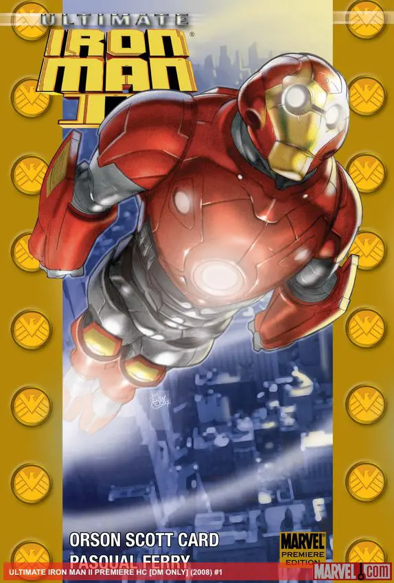 ULTIMATE IRON MAN II PREMIERE HC  DM ONLY  (Hardcover)